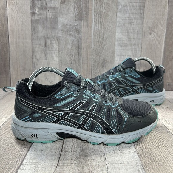 Asics GEL-Venture 7 Women's Trail Running Shoes Graphite Gray Size 9 1012A652 - Picture 3 of 13